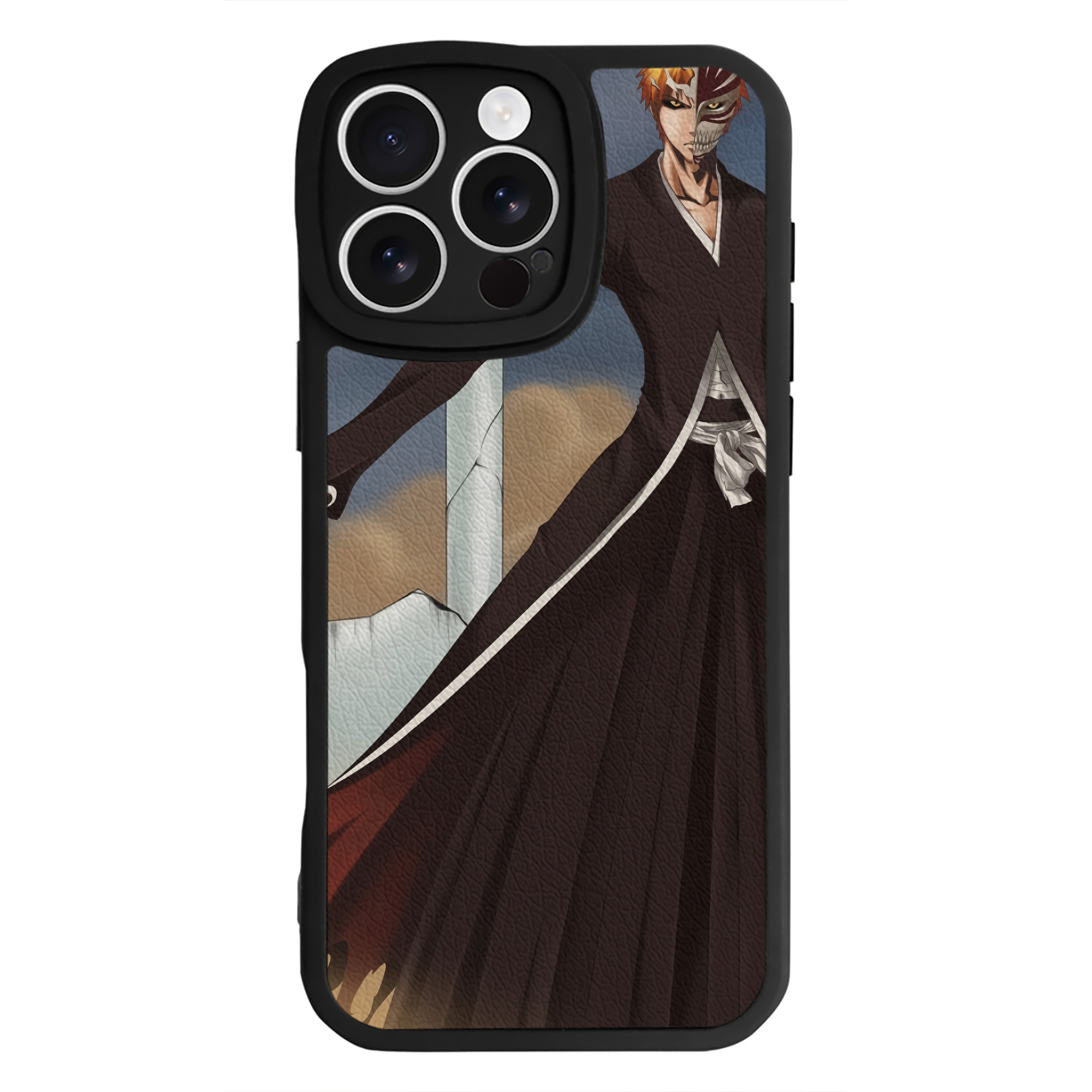 （画像用） ブリーチ BLEACH 【iPhone 16シリーズ対応】シリコンスマホケース（レザー調） 材質：シリコン
